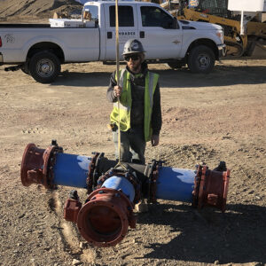 Water main pipe installation